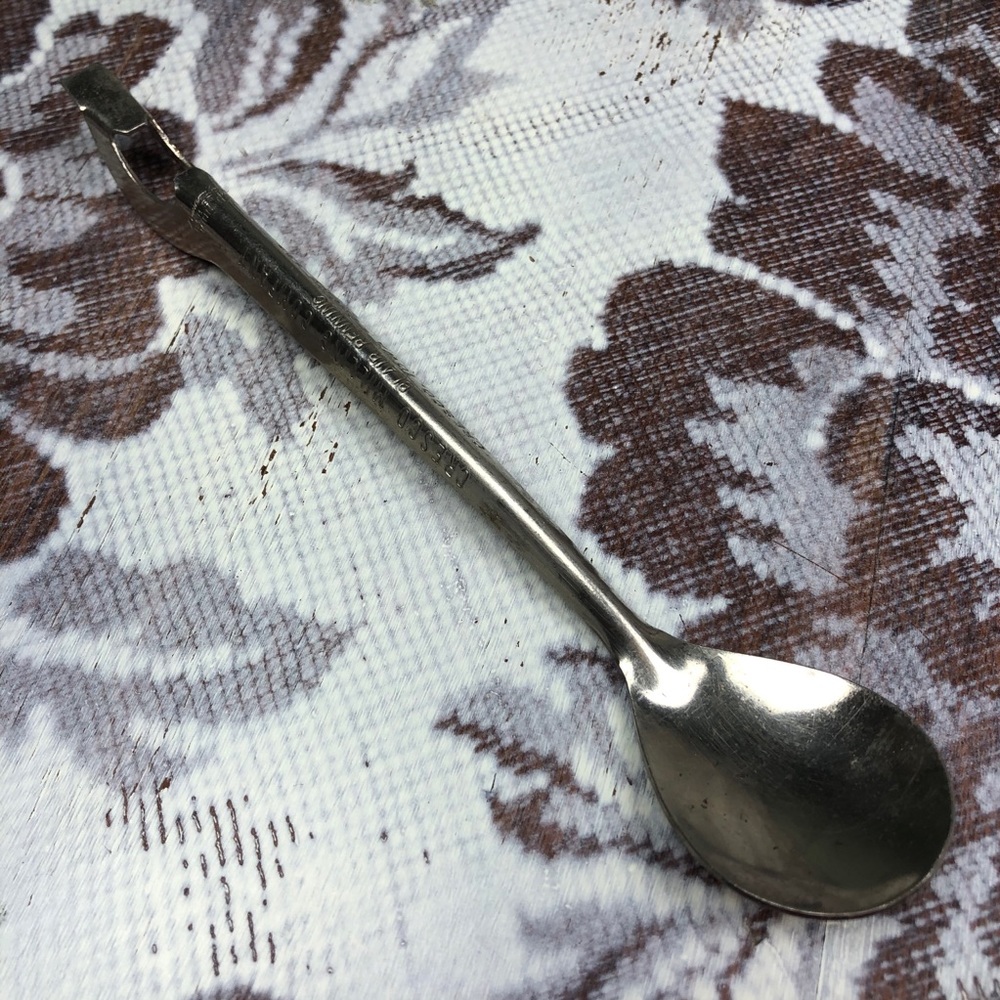 Vintage Drink Mixing Spoon Bottle Opener